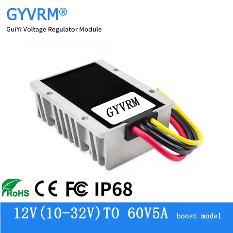 12V 24V to 72V Step Up Converter 12V DC to 72V DC Voltage Stabilizer 5A 375W Output Boost Power Conv