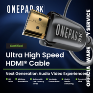 ONEPAD - 8K Ultra High Speed 2.1b HDMI Cable 1.8米 真8K Gen2 認證