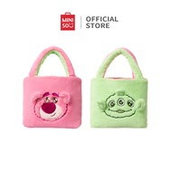 MINISO Plush Season Series Reversible Handbag Plush Cute Lotso Strawberry Bear Bag Mickey Shoulder B