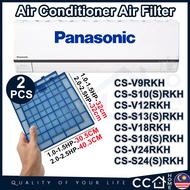 Genuine/Original Part PANASONIC Filter Aircon For Wall Mounted 1-2.5HP ( 2PCS ) CS-V9RKH CS-S10RKH CS-S10SKH CS-S18RKH