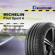 245/40R19 - Michelin Pilot Sport 4 PS4 19 inch (Promo21) Tyre Tire Tayar 245 40 19 ( Free Installati