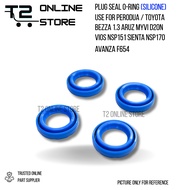 T2 PERODUA TOYOTA ARUZ BEZZA 1.3 MYVI D20N AVANZA F654 VIOS NSP151 SIENTA NSP170 PLUG SEAL SILICONE 
