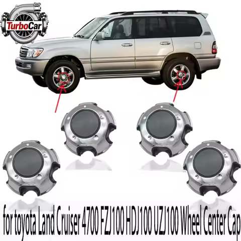 4pcs Wheel Center Cap For Toyota Land Cruiser 4700 FZJ100 HDJ100 UZJ100 Wheel Center Hub Cover C188 