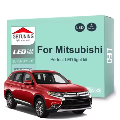LED Interior Light Bulb Kit For Mitsubishi Outlander Pajero Montero Sport 2 3 4 ASX L200 Triton Mira
