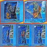 McFarlane Toys Avatar The Way of Water Tonowari Jake Sully Neytiri Amp Suit w/Bush Boss FD-11 Skimwi