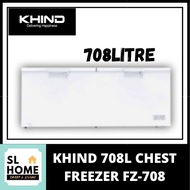 {KL &amp; Klang Valley Area Only}KHIND FZ-708 NETT 708L CHEST FREEZER WITH ELECTRONIC TEMPERATURE CONTROL WITH LED DISLAY