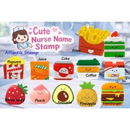 Name stamp customized/Cop Nama/ Nurse stamp/ School stamp/ Kindergarten baby stamp/ Children stamp
