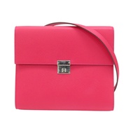 極致粉 Epsom牛皮 Clic 16 銀扣 肩背包 D刻【HERMES 愛馬仕】