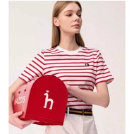 Hazzys Hazzys Striped Round Neck T-Shirt Women 2026 Summer Fashion Casual Comfortable Short-Sleeved 