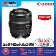 Canon EF 70-300mm f4.5-5.6 DO IS USM ( STOCK CLEARANCE )