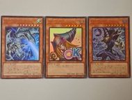黑魔導 & 黑魔導女孩 & 青眼白龍 遊戲王 card