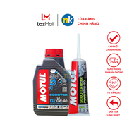 Motul Scooter 10W40 800ml tặng Motul Gear Oil 80W90 120ml nhớt hợp số nhớt máy xe tay ga