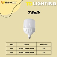 Esnco LED T Bulb E27 30W 50W Super Bright Globe Bulb