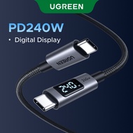 UGREEN Charging Data Cable 240W USB 2.0 USB-C to USB-C  Digital Display Cable Aluminum Braided Compa