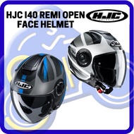 HJC HELMET I40 REMI MC2SF MC5SF GREY WHITE BLUE GREY HELMET OPEN FACE DOUBLE VISOR ORIGINAL HJC