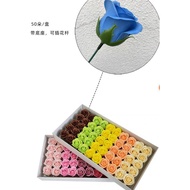 MAWAR SUPPLYFLORIST - (5 PCS) ROSE SOAP FLOWERS AA127 LARGE ROSES 3 LAYER SOAP ROSE 5CM FAKE FLOWER 