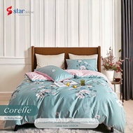 KATUN Corelle motif star Cotton Bed Sheet