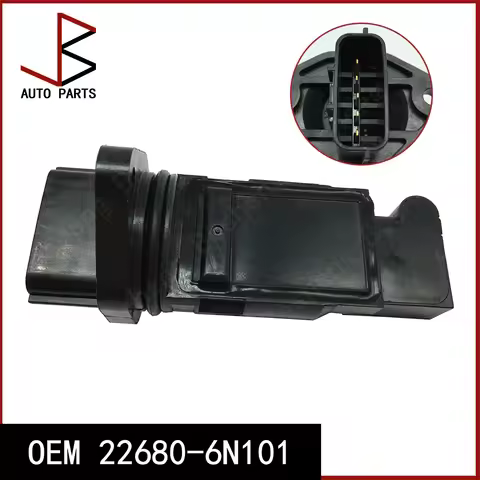 Mass Air Flow Meter MAF Sensor for NISSAN ALMERA II (N16) 1.5 1.5 1.8 2000-2006 OEM 22680-6N101 2268