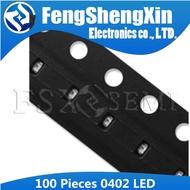 100pcs/lot 0402 LED SMD LED 1005 light-emitting diodes  RED  White yellow blue green orange