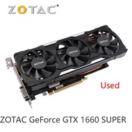 ☽ZOTAC GeForce GTX 1660 SUPER X-GAMING Graphic Cards GPU Map For NVIDIA GTX1660S 6GB 12nm 1660 G ☾❤