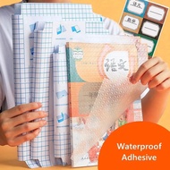 10pcs Self-Adhesive Book Cover School Waterproof Transparent Book Cover Matte Plastic Transparent Fi