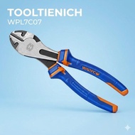 (P64) Heavy head short nose pliers 7" Wadfow WPL7C07