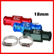 KMT Koso 18mm Water Temperature Sensor Adapter Joint Pipe Temp Hose Gauge Radiator Universal 18mm Ko
