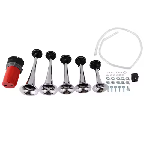 A33G-125Db 12V Red Dixie Car Trumpet Air Horns DIXIE Musical Air Horn Dukes Of Hazzard General Lee F