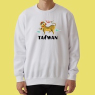 TAIWAN 黃虎旗 台灣 老虎 大學T 厚 長袖 衣服 童裝 T恤 黑色