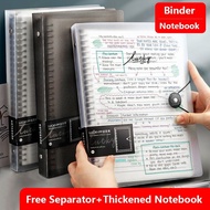 Binder Notebook 60 Sheets 80 Grams Binder Notebook Refillable Notebook Binder School Supplies