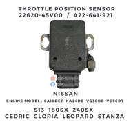 22620-45V00  / A22-641-921 TPS Sensor - Nissan CA18DET KA24DE VG30DE VG30DET for Silvia S13 180SX 24