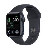 【Apple】Apple Watch SE(2代)/44mm/GPS 午夜色鋁金屬錶殼，午夜色動型帶_廠商直送