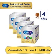 (ยกลัง4กล่อง) Enfalac Smart+1 เอนฟาแลค สมาร์ท พลัส นมผง สูตร 1 รสจืด ขนาด 1500 กรัม MG