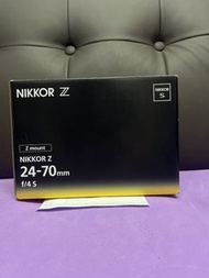 全新未用過 香港行貨 Nikon Z 24-70 24-70mm F4 S