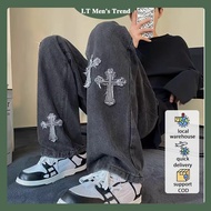 Baggy Denim Pants Jeans for Men Baggy Jeans Casual Straight Cut pants Loose Pants Mens