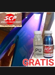 CAT BUNGLON 100ml red purple blue CAT MOTOR MOBIL DAN SEPEDA