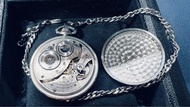 （二手 已檢測保養 功能正常 含錶盒）1938s WALTHAM 美國製 機芯雕刻賞玩 古董懷錶 手動上鏈 懷錶