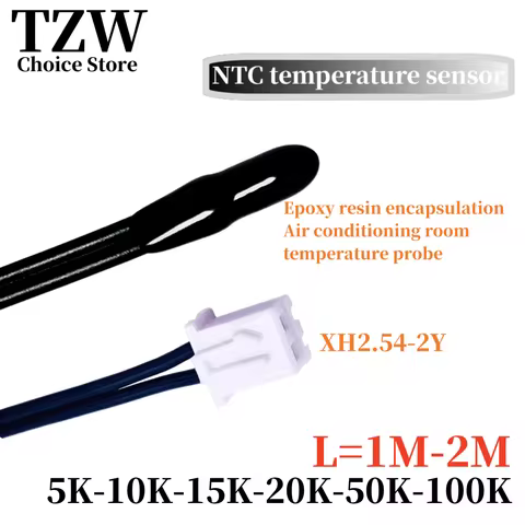 TZW NTC 5K 10K 15K 20K 50K 100K Air Conditioning Temperature Sensor Temperature Control Probe ntc Th