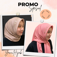 HIJAB SEGIEMPAT SHINAR PAKET USAHA [10PCS] PAYET BANDO/KERUDUNG SEGI EMPAT SHINAR GLAMOUR LASER CUT 