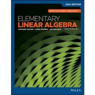 Elementary Linear Algebra, Applications Version, 12th Edition, Anton