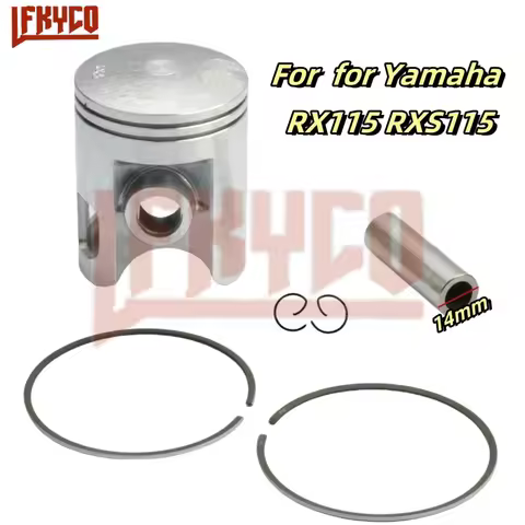 54mm RX115 Motorcycle Piston Rings Kit for Yamaha RX115 RXS115 RX 115 RXS 115 115CC STD Pin 14mm 2-S