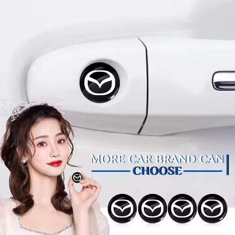 Car Lock Keyhole Stickers Door Lock Protect Car 3D Stickers for Mazda CX3 CX-5 CX30 CX3 CX9 MX5 RX8 
