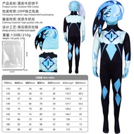 Black Shadow Milk Biscuit Cosplay Clothing Jumpsuit Gingerbread Man Kingdom Game Role-Playing Clothi
