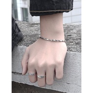 gelang couple gelang tangan perempuan Mobius Titanium Steel ins Niche Couple Bracelet