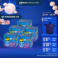 RAID Combo 5 Nhang diệt muỗi lavender 50 khoanh