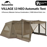 Naturehike VILLAGE 13 NEO Automatic Tent Cabin Style Multiple Settings 6 Person Waterproof Outdoor