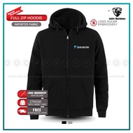 Zip Hoodie Sulam Daikin AC Aircon Aircond Inverter Home Kitchen Baju Sales Uniform Cotton Fashion Embroidery Jahit Tee