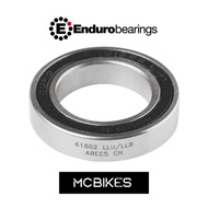 Enduro 61802 LLU/LLB C3 - ABEC-5 Radial Bearing (C3 Clearance) - 15x24x5 - Bicycle Bearing