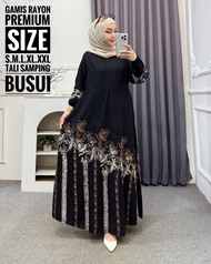 Batik Usman - Gamis Rayon Premium Gamis Twill Rayon Gamis Terbaru Motif Menjer