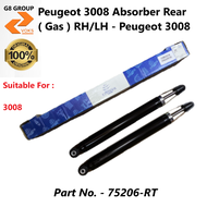 Cogefa Absorber ( Gas ) Rear LH/RH - Peugeot 3008 ( 75206-RT ) - 2pcs